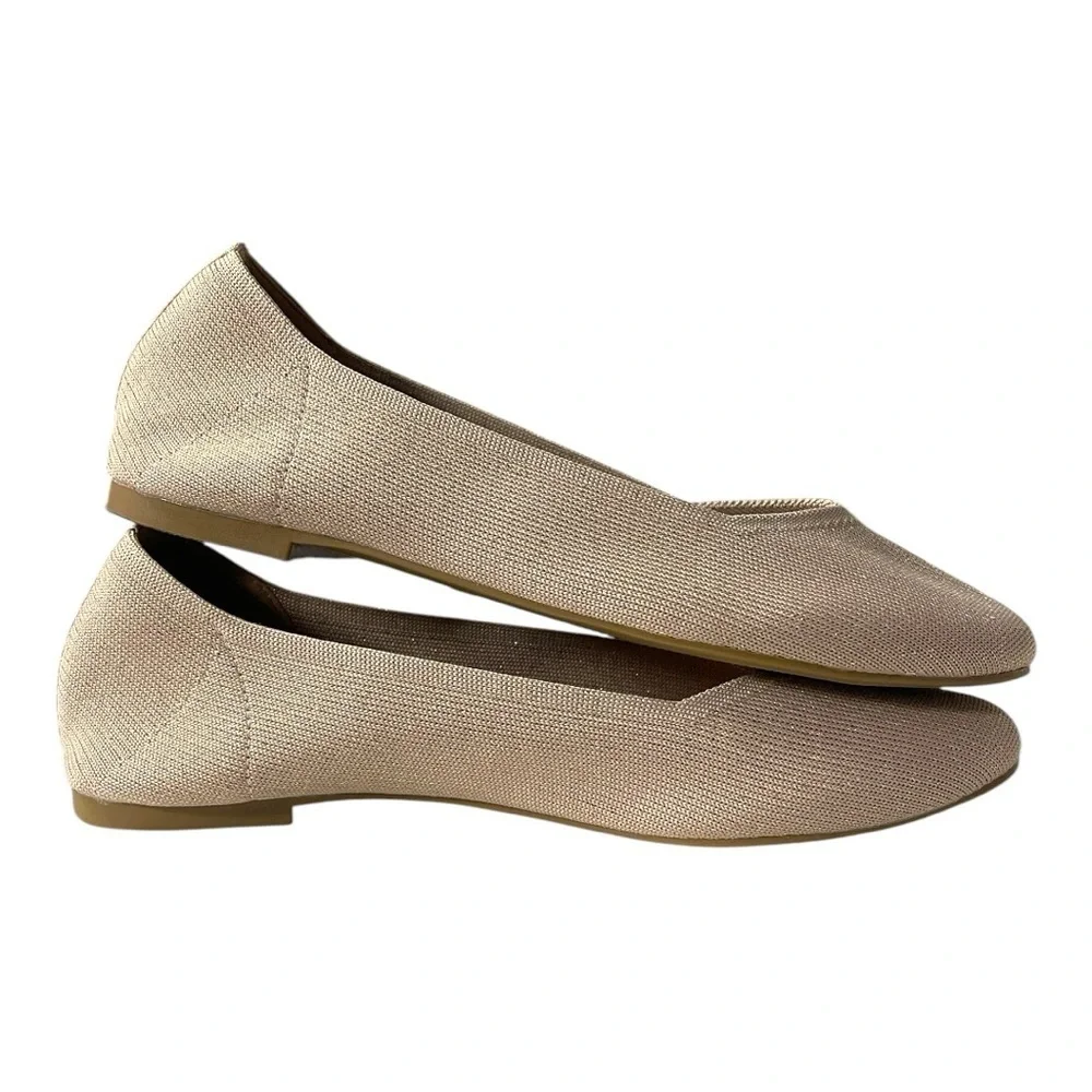 MIA Kids Kandi Knit Flats - Rose Gold - Size 5